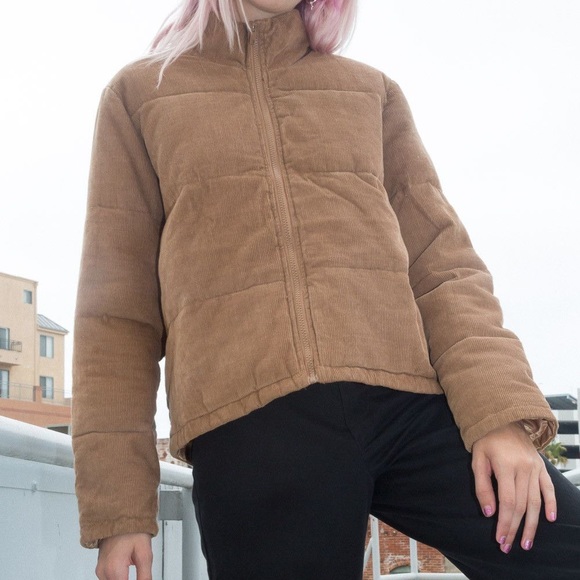 Brandy Melville Macy Corduroy Puffer 
